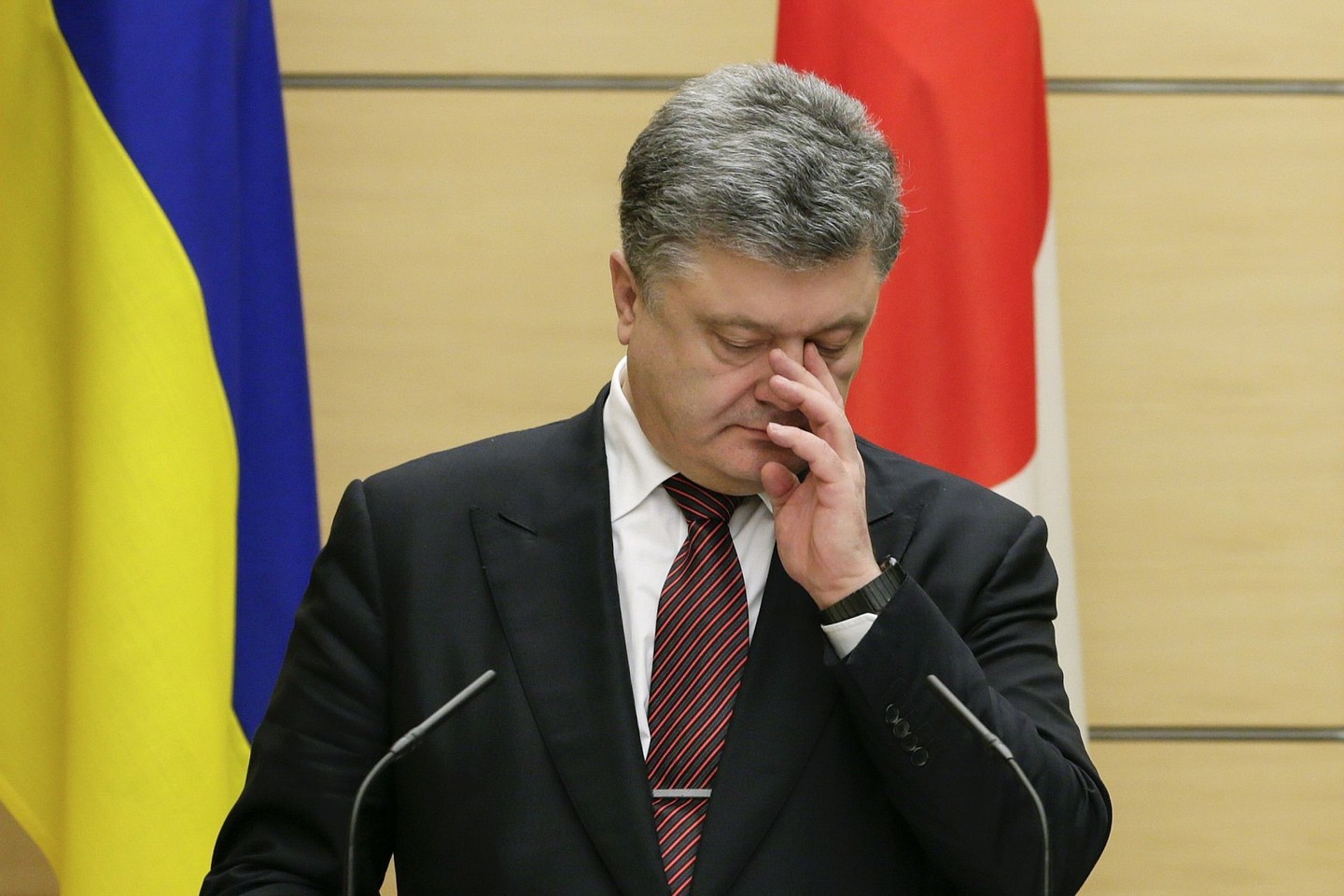 P. Porošenka padėkojo ES ir Ukrainos asociacijos šalininkams už paramą. Jis priminė, kad referendumas buvo patariamasis.