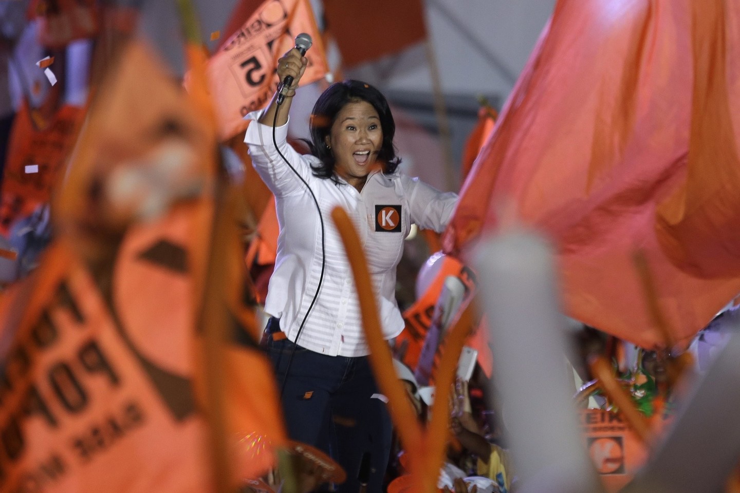 K.Fujimori per sekmadienį vykusius prezidento rinkimus išsiveržė į priekį
