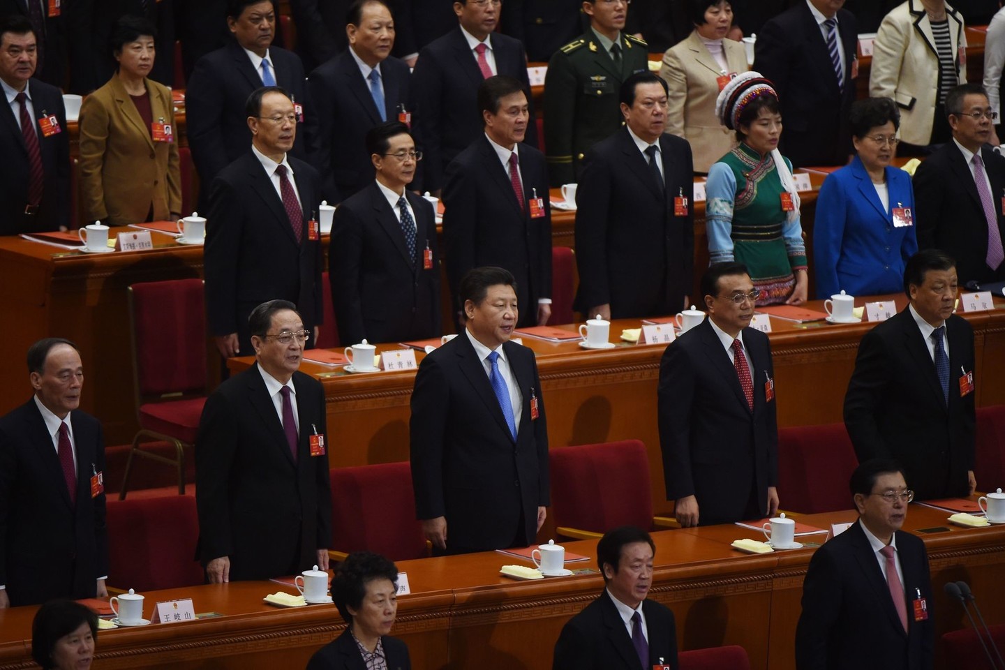Mažiausiai septyni dabartiniai ir buvę lyderiai, įskaitant Kinijos prezidentą Xi Jinpingą ir dar du aukščiausio rango vadovus, turėjo sąsajų su lengvatinių mokesčių įmonėmis.<br>AFP/Scanpix nuotr.