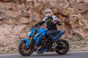 Indijos turui Arūnas Gibieža gavo galingą „Suzuki“ motociklą