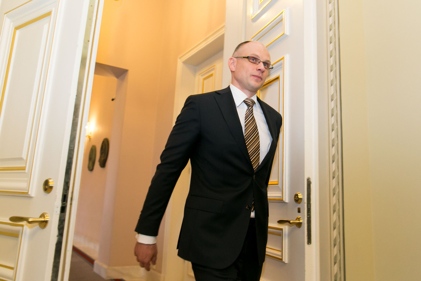 D.Grybauskaitė trečiadienį susitiko su kandidatu į vidaus reikalų ministrus T.Žilinsku.<br>T.Bauro nuotr.