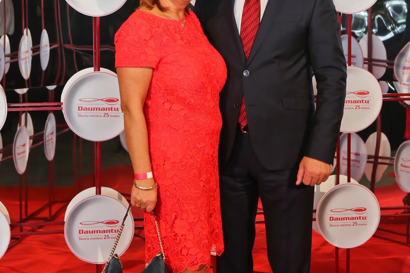 Lietuvos ūkininkų sąjungos pirmininkas Jonas Talmantas su žmona Aida.<br>G. Bitvinsko nuotr.