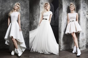 „Tiulio fėja“ nuotakas apavė sportiniais bateliais