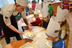 Su virtuvės paslaptimis vaikus supažindina restoranų šefai