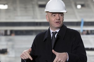 Gianni Infantino Rusijoje apžiūri stadionus