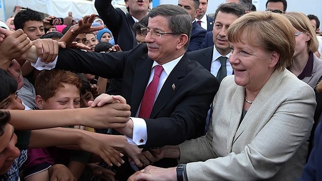 ES lyderiai apsilankė pabėgėlių stovykloje Turkijos pasienyje