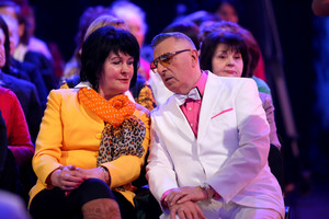 Dainų konkurso filmavime A. Lemanas laiką leido su mylimąja