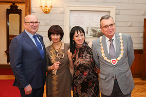 Į Kauno rotušę rinkosi džiazo šventės atidarymo svečiai