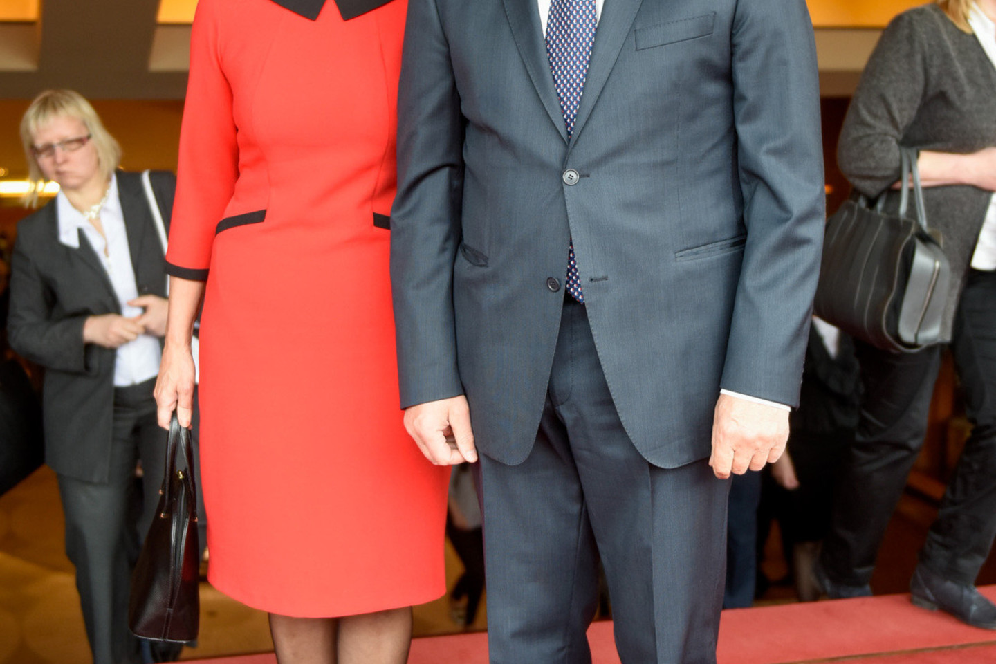 Europarlamentaras Zigmantas Balčytis su žmona Severina.<br>D.Umbraso nuotr.