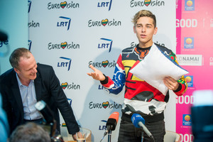 D. Montvydas prieš „Euroviziją“ bijo, kad nepraeis išbėrimas