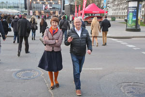 Pavasarinio džiazo ritmai užbūrė ir V. Matijošaitį su mylimąja