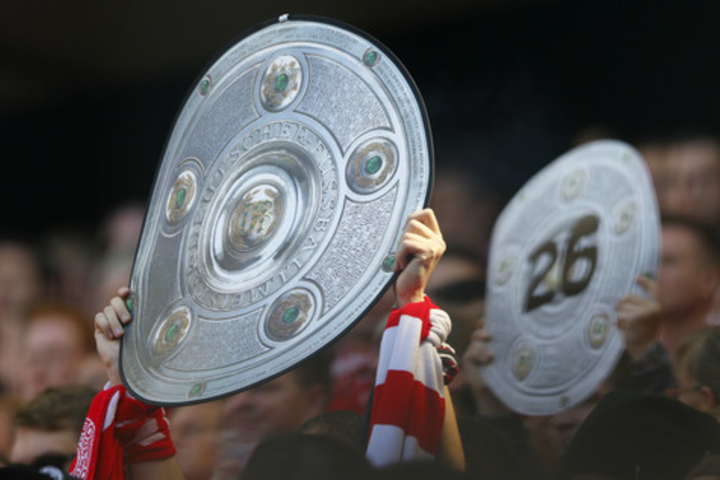 Vokietijos lygos rungtynėse Miuncheno „Bayern“ galėjo užsitikrinti titulą, bet sužaidė 1:1.<br>AP nuotr.