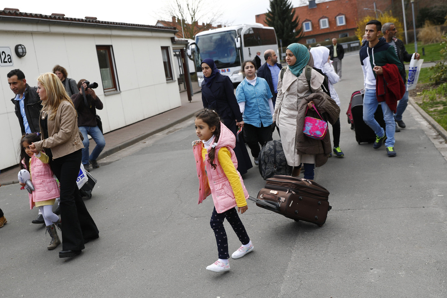 Į Vokietiją balandžio 22-28 d. atvyko 743 pabėgėliai.<br>Reuters/Scanpix nuotr.