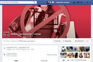 Akcija prieš prekybos centrus vyrui sukėlė rimtų įtarimų