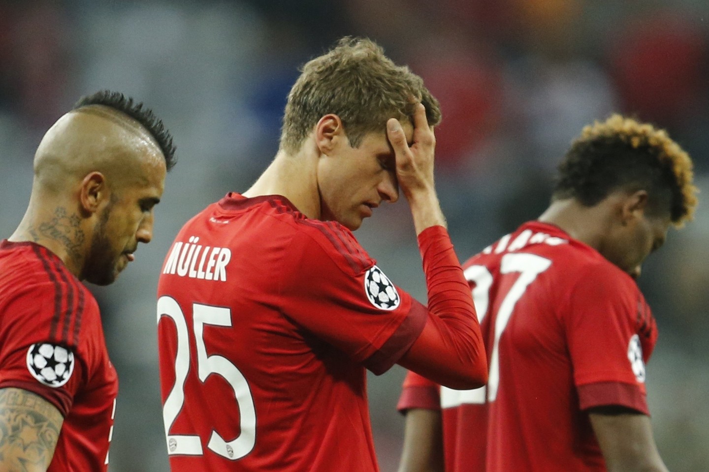 „Bayern“ futbolininkams ir vėl nepavyko prasimušti į finalą.<br>AP nuotr.