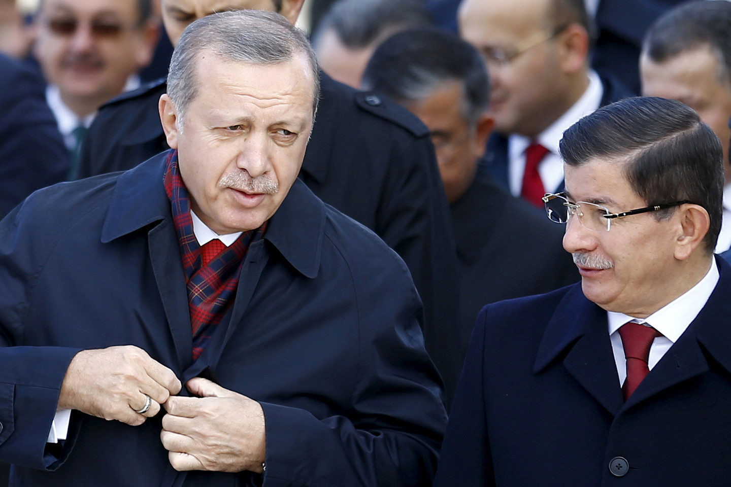 Manoma, kad Turkijos ministras pirmininkas A.Davutoglu atsistatydins, nes nesutaria su prezidentu R.T.Erdoganu.<br>„Reuters“/“Scanpix“ nuotr.
