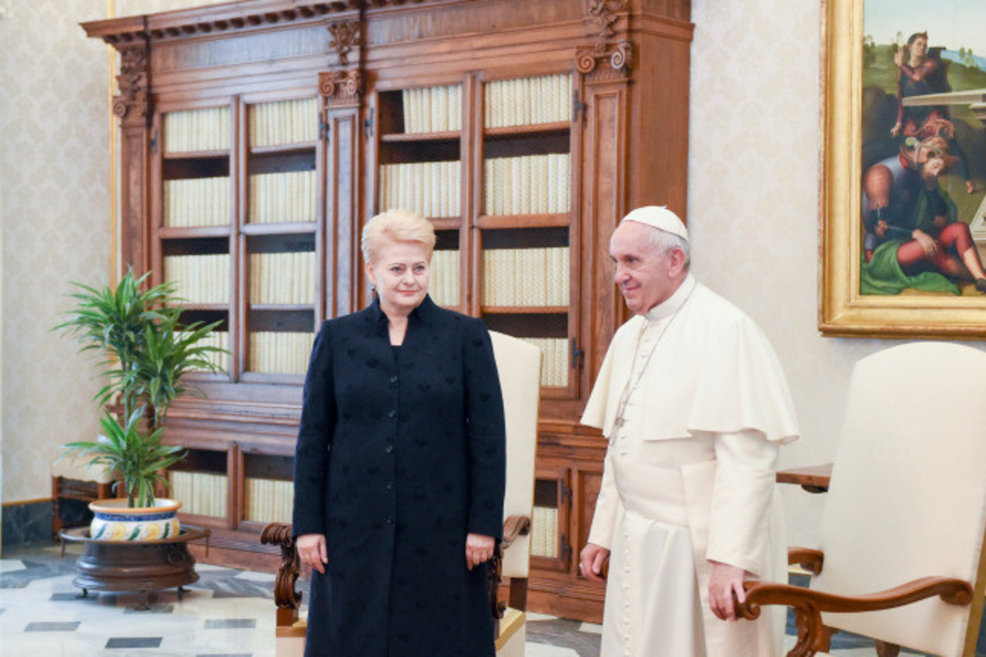 D. Grybauskaitė vyksta į Vatikaną.