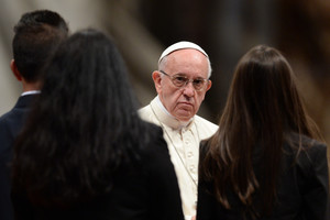 Popiežius Pranciškus ragina Europą griauti sienas