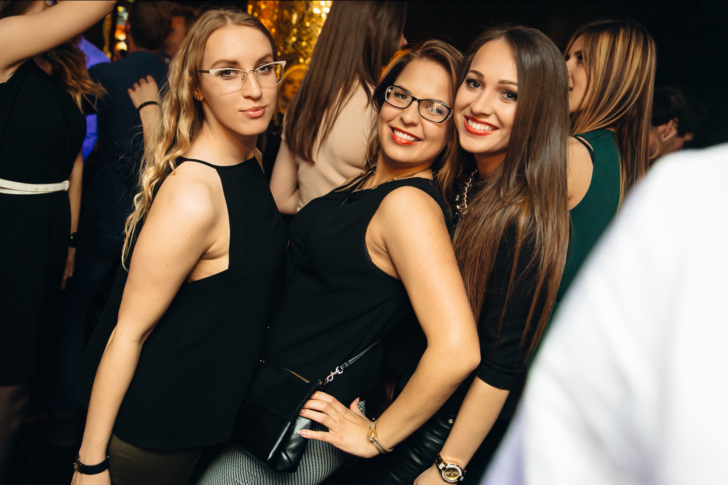 Klube netrūkė žavių vyrų ir moterų.<br>T.Šimkaus nuotr.
