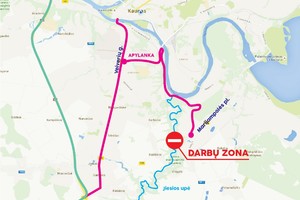 Kaune uždarytas avarinės būklės tiltas