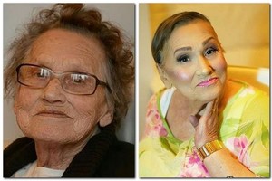 Lyg Kim Kardashian: anūkės padažyta močiutė nustebino milijonus