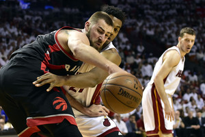 Siaubingai besijaučiančio J. Valančiūno trauma – šokas „Raptors“