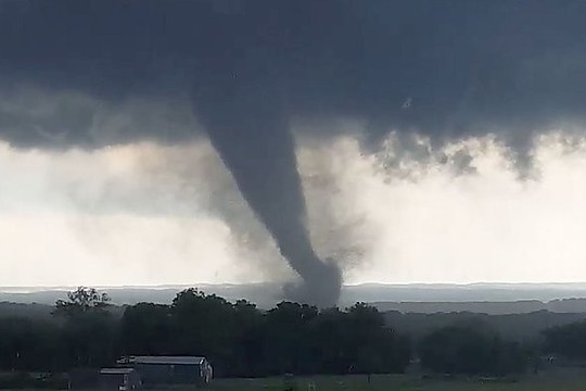Oklahomoje siautę tornadai nusinešė dviejų žmonių gyvybes