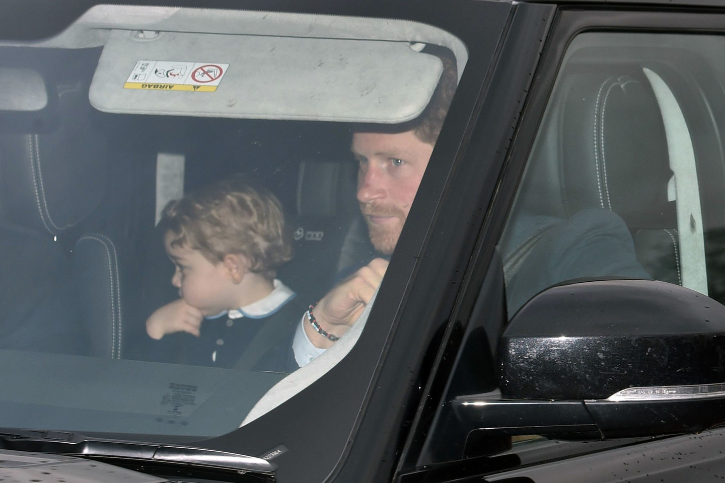 Princas Harry ir princas George'as.<br>ViDA Press nuotr.
