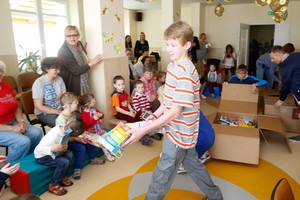 Amerikiečius apstulbinęs Gytis vaikų namus apibėrė dovanomis