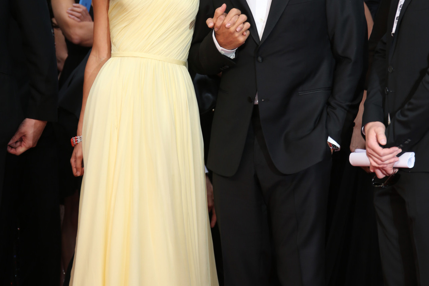 George'ą Clooney į filmo premjerą atlydėjo jo žmona Amal.<br>AP, Scapix ir ViDA Press nuotr.