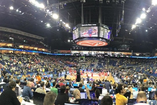 Rusiškas pusfinalis Berlyne: arenoje – daugybė tuščių kėdžių