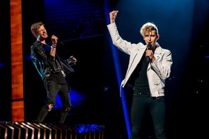 Švedijos TV „Eurovizijos“ finale D. Montvydą pristatė kaip latvį