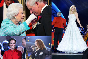 Britų karalienė toliau švenčia jubiliejų: sveikino popžvaigždės