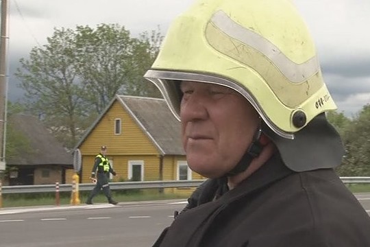 Gelbėtojas papasakojo apie kraupią avariją prie Marijampolės