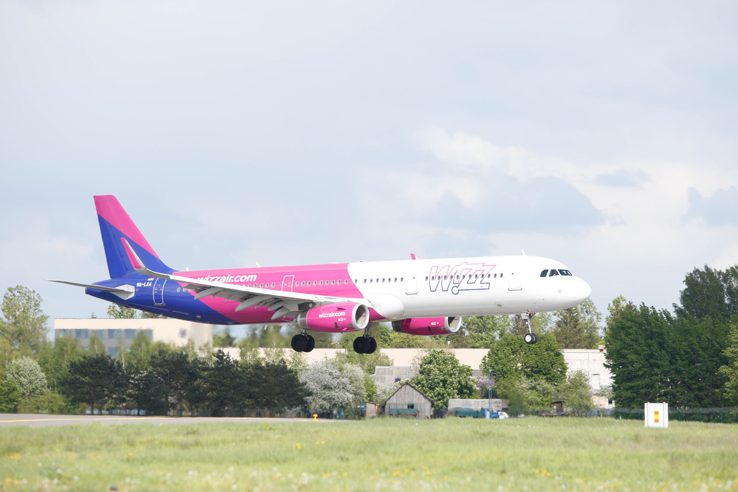 „Wizz Air“ lėktuvo sutiktuvės.<br>T.Bauro nuotr.