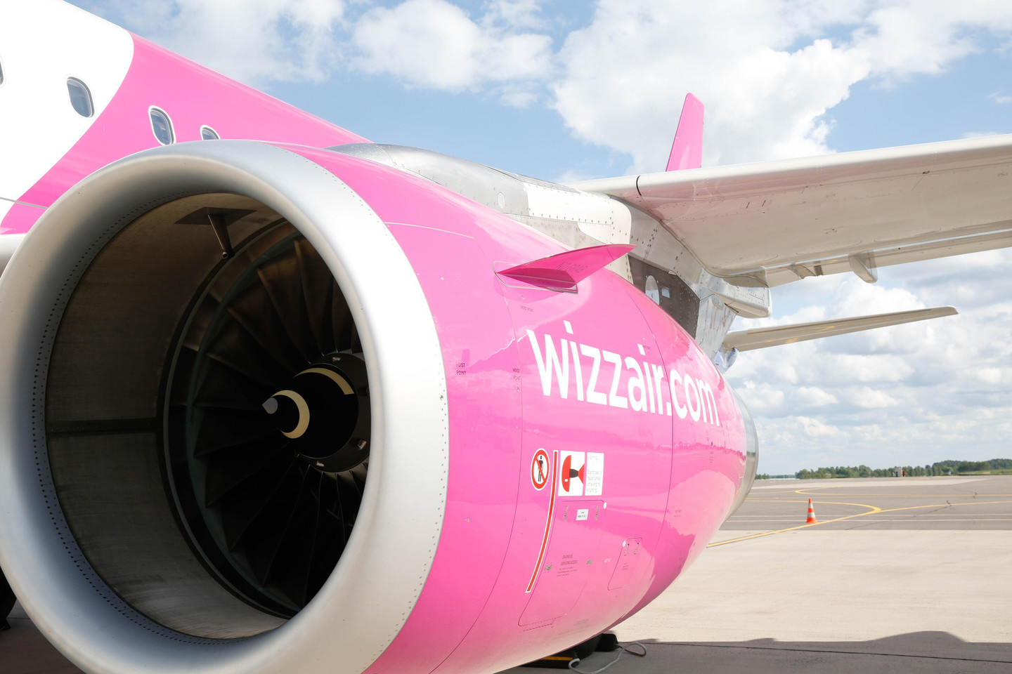 „Wizz Air“ lėktuvo sutiktuvės.<br>T.Bauro nuotr.