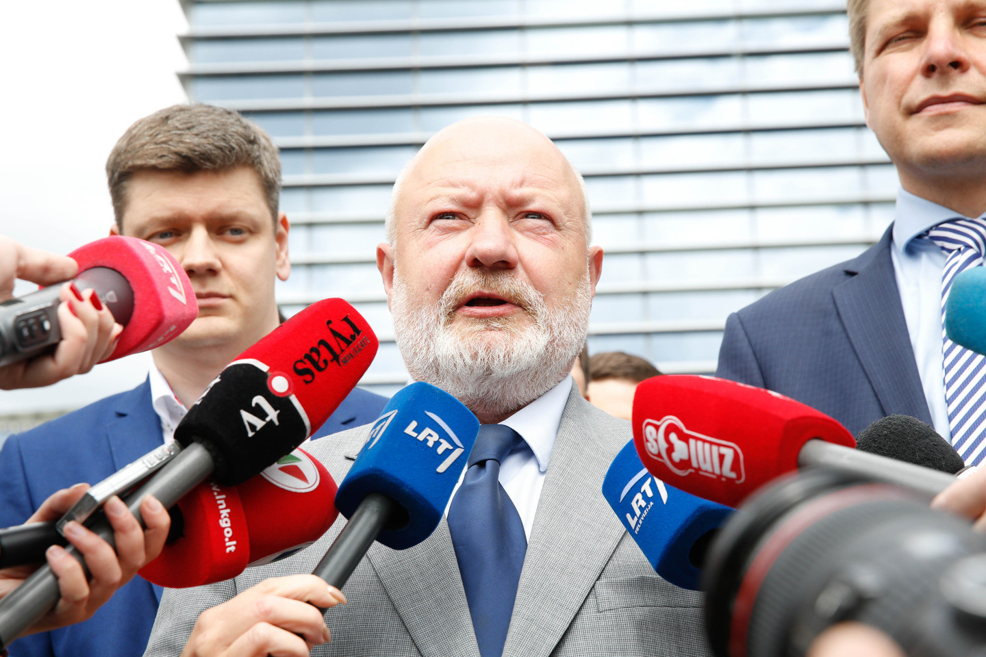 Liberalų sąjūdžio lyderiai surengtoje spaudos konferencijoje išdėstė savo planus.<br>T.Bauro nuotr.