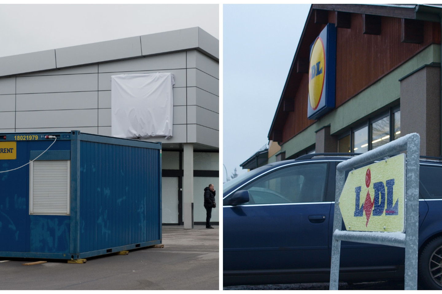 „Lidl“ parduotuvės Vilniuje jau parengtos atidarymui.