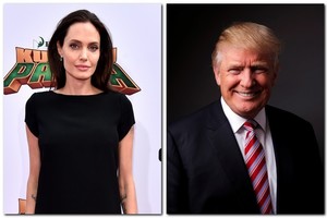D. Trumpas išvedė iš kantrybės A. Jolie – aktorė pratrūko