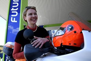 Galingam kelioniniam motociklui moteris davė neįprastą vardą