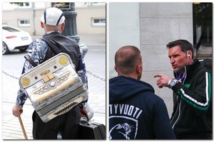 Gatvės muzikos dienoje – ir Žilvinas Grigaitis. Su ausinėmis