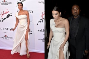 Antikine deive virtusi Kim Kardashian nesuvaldė savo iškirptės