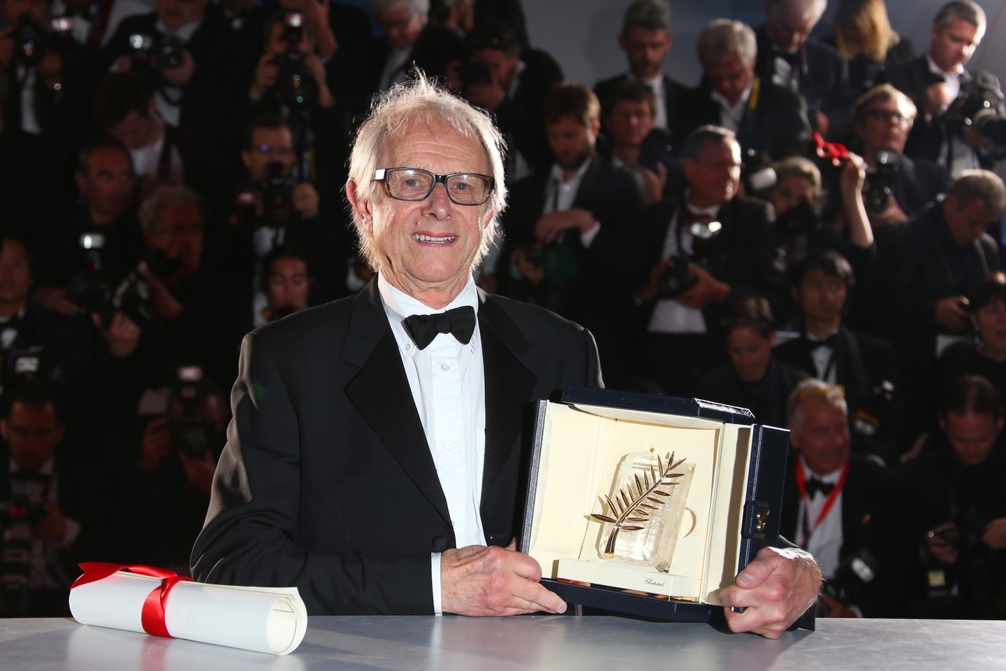 K.Louchas tapo devintuoju režisieriumi, du kartus laimėjusiu Auksinę palmės šakelę.<br>AP nuotr.