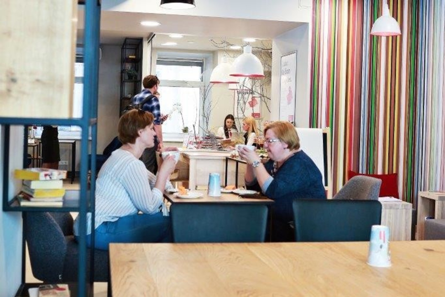 „Citadele“ bankas ir kavinių tinklas „Coffee Inn“ lankytojams atveria naują erdvę.<br>Organizatorių nuotr.