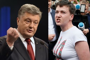 P. Porošenka: „Susigrąžinome N. Savčenko, atgausime ir Krymą“