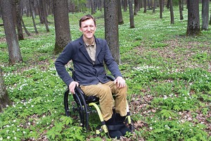 Neįgaliojo vežimėlyje atsidūręs ekstremalas sporto neišsižadėjo