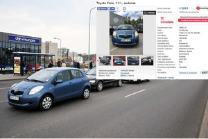 Daužtą buvusios „Olialia pupytės“ mašiną pardavė kaip tvarkingą