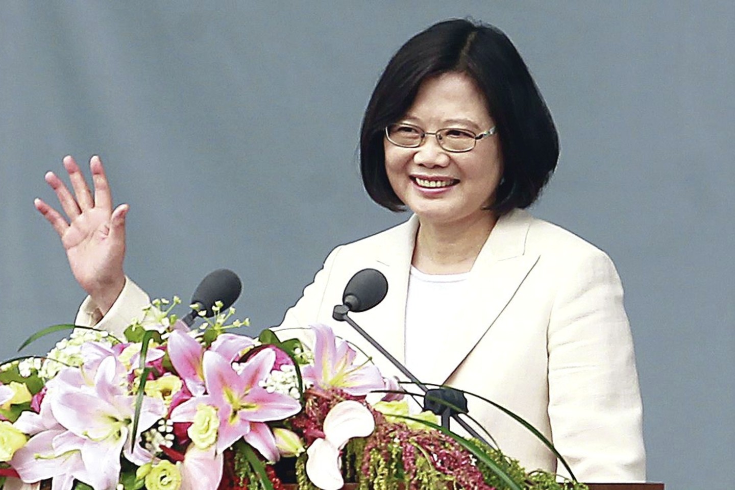 Tsai Ing-wen yra pirmoji Taivano prezidentė moteris.