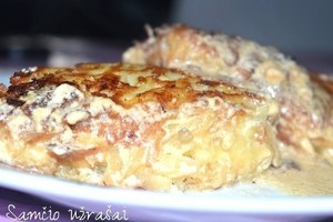 Troškinti bulvių ir varškės kukuliai