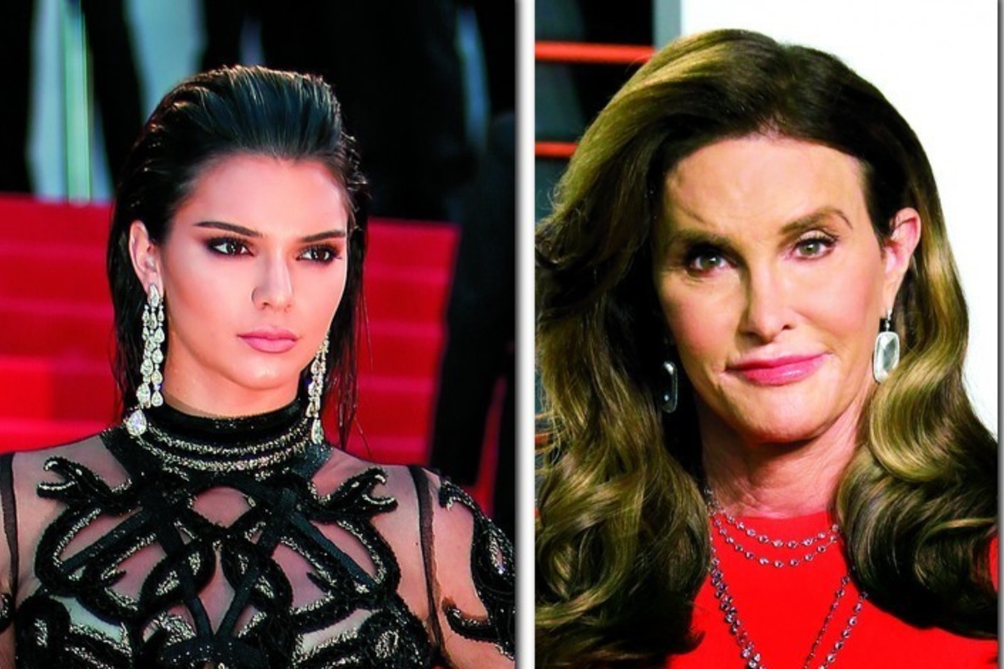 K.Jenner (kairėje) tikina, kad jos santykiai su lytį pasikeitusiu tėvu C.Jenner puikūs.<br>„ViDA Press“ nuotr.